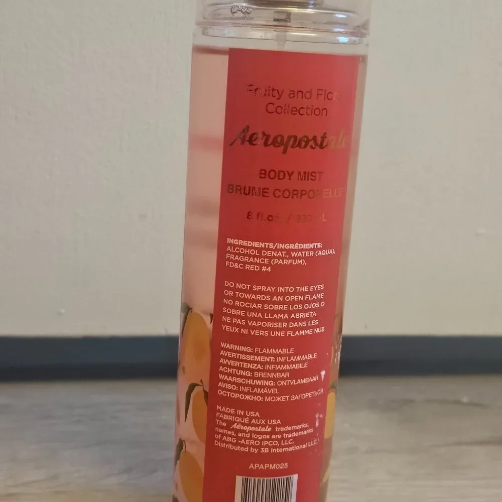 Aeropostale Pink Mango Body Mist (8fl.oz / 237ml) Brand New